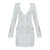 Robe Tweed Franges