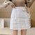 Jupe Tweed Taille Haute