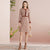 Robe en Tweed Manches Longues
