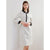Robe en Tweed Blanche