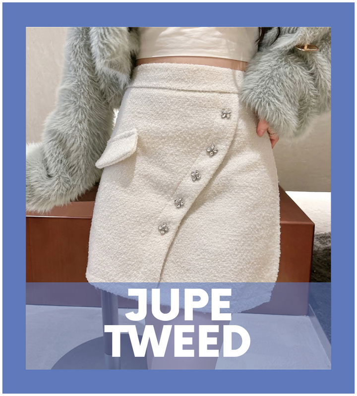 Jupe Tweed