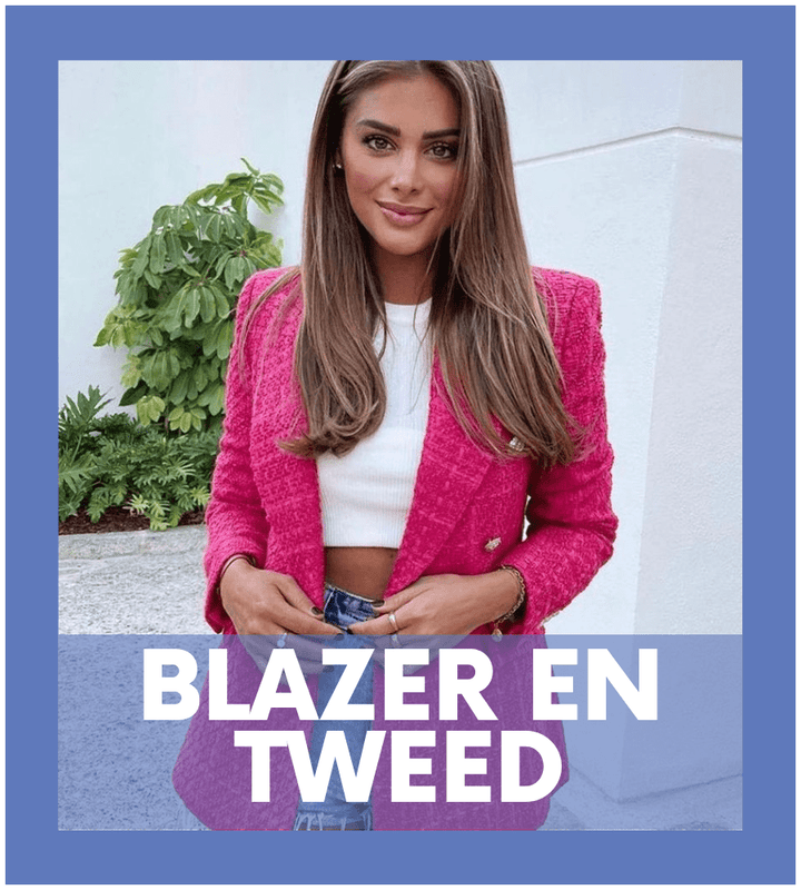 Blazer tweed femme