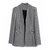 Blazer Tweed Femme Noir