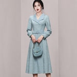 robe droite tweed