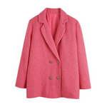 Veste Blazer Tweed Rose